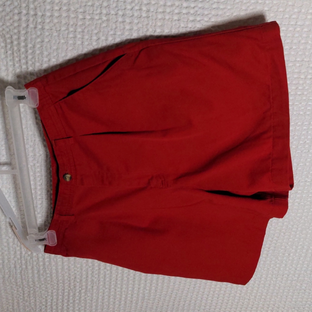 St. John's Bay Petite Women's Red Shorts